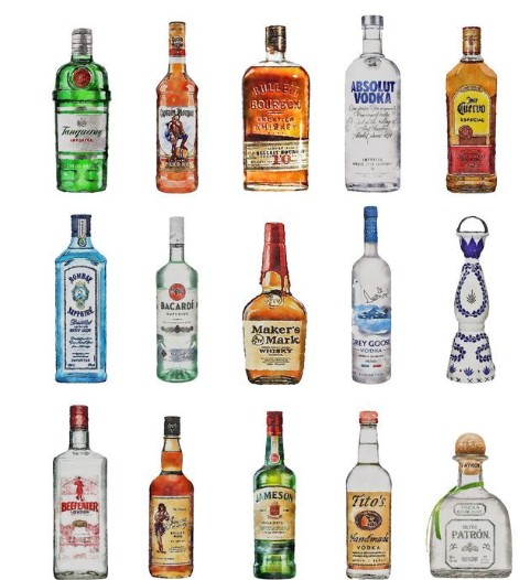 Vodka, Rum & Tequila